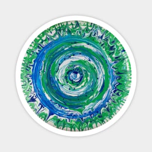 Spin Art Magnet